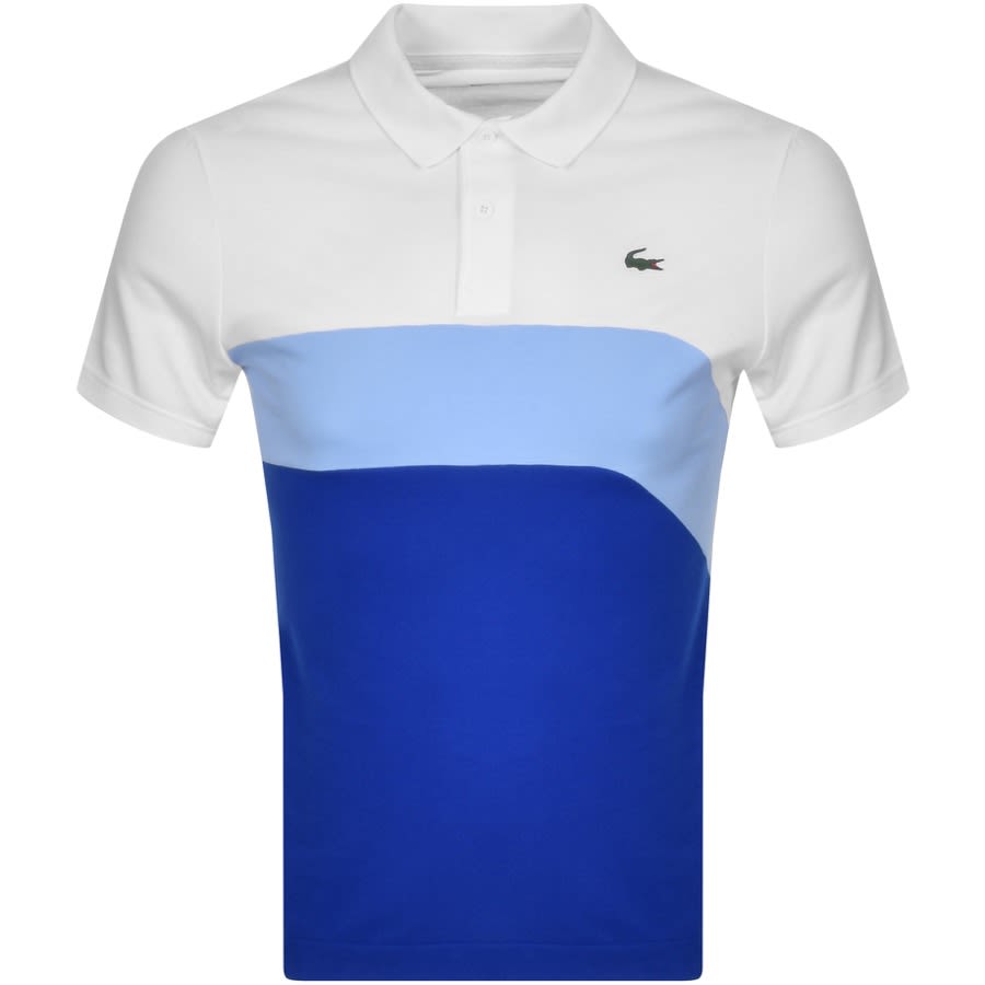 Alternative Image for ProductLacoste Sport Colour Block Polo T Shirt White1